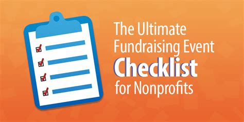 Ultimate Fundraising Event Checklist for Nonprofits.